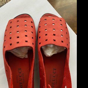 Sesto Meucci Evonne Shoe Coral Nabuk ( Red) / 6M- Never Worn
